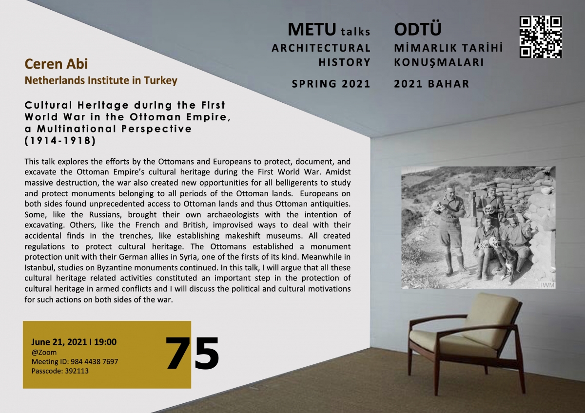 METU Talks 75 Poster