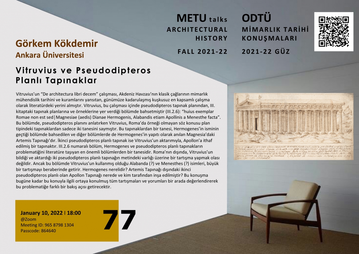 METU Talks 77 Poster