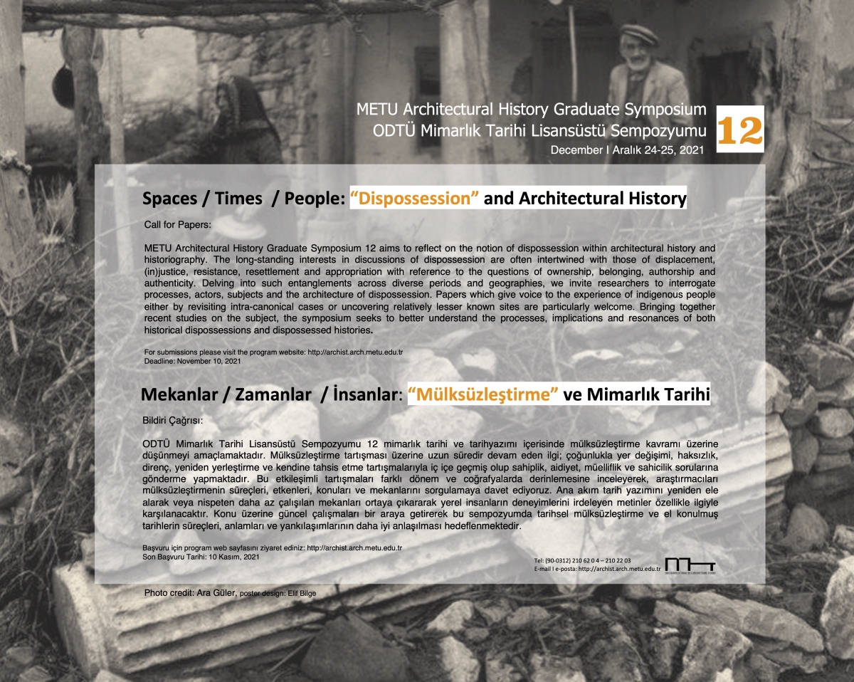 METU AH Graduate Symposium 12